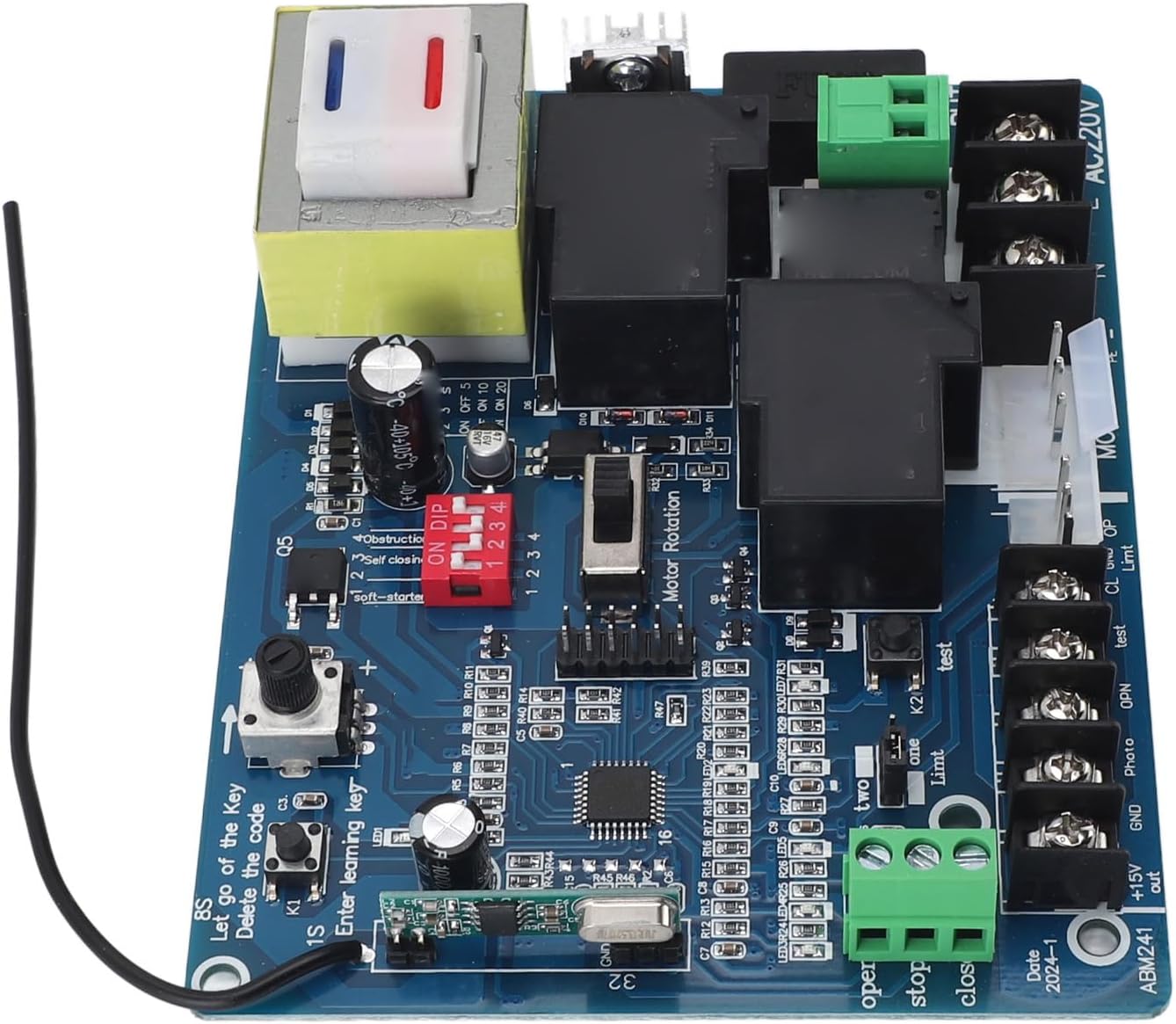 Sliding Gate Opener Control Board Remote Controllers for Schools Workplaces (220V)