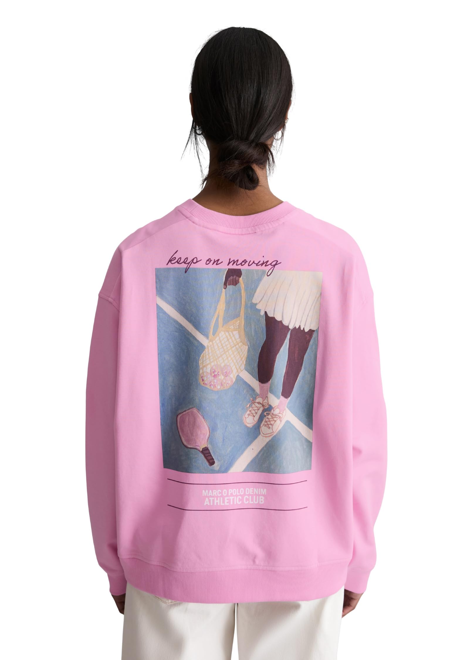 Marc OߴPolo Denim Sudadera Mujer con estampado en la espalda Oversized Fit