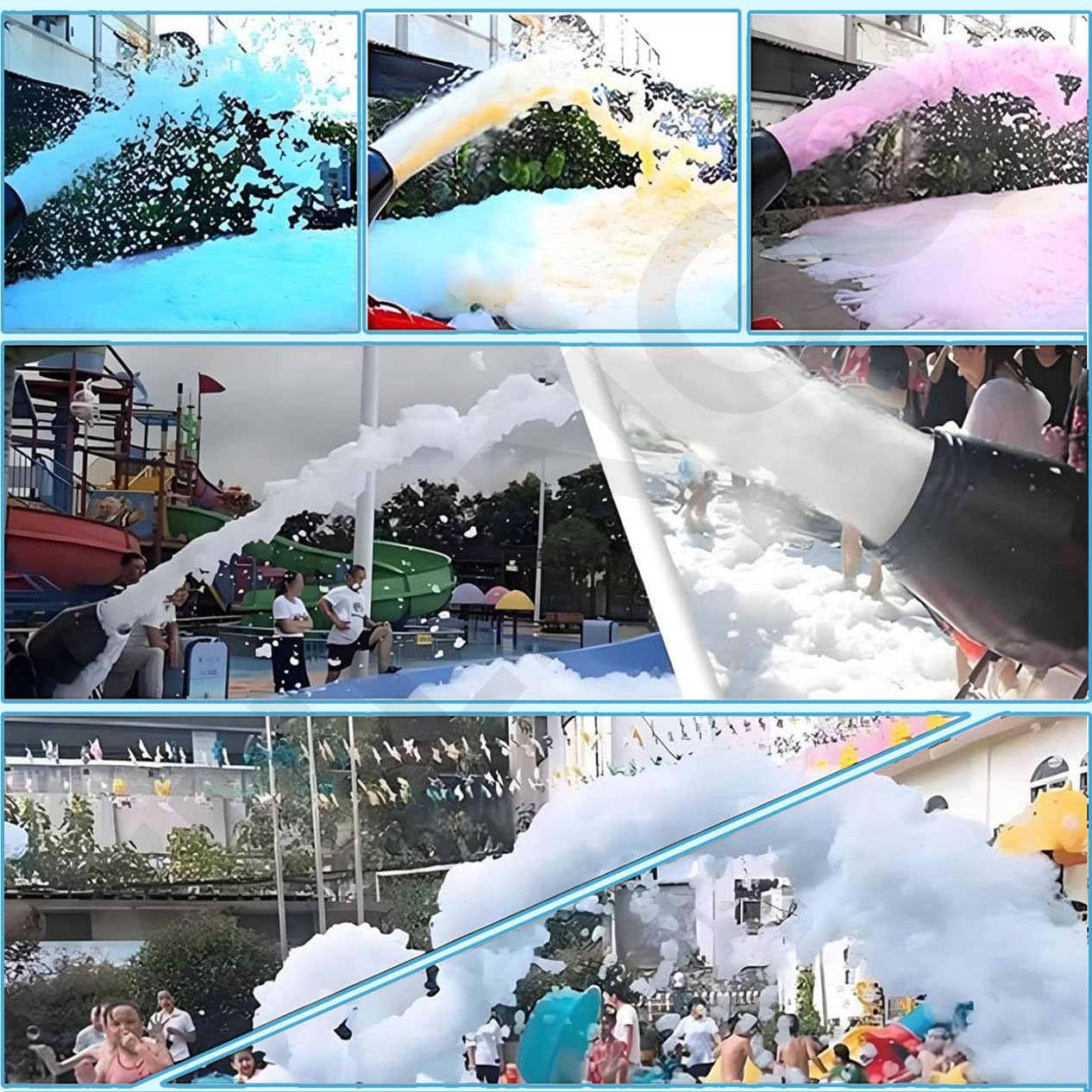 1000W Party Foam Machine, Maszyna Do Robienia Piany O Dużej Mocy, Outdoor Summer Pool Party Zabawki Wodne Dla Dorosłych I Dzieci, Urodziny, Uroczystości I Imprezy Na Podwórku