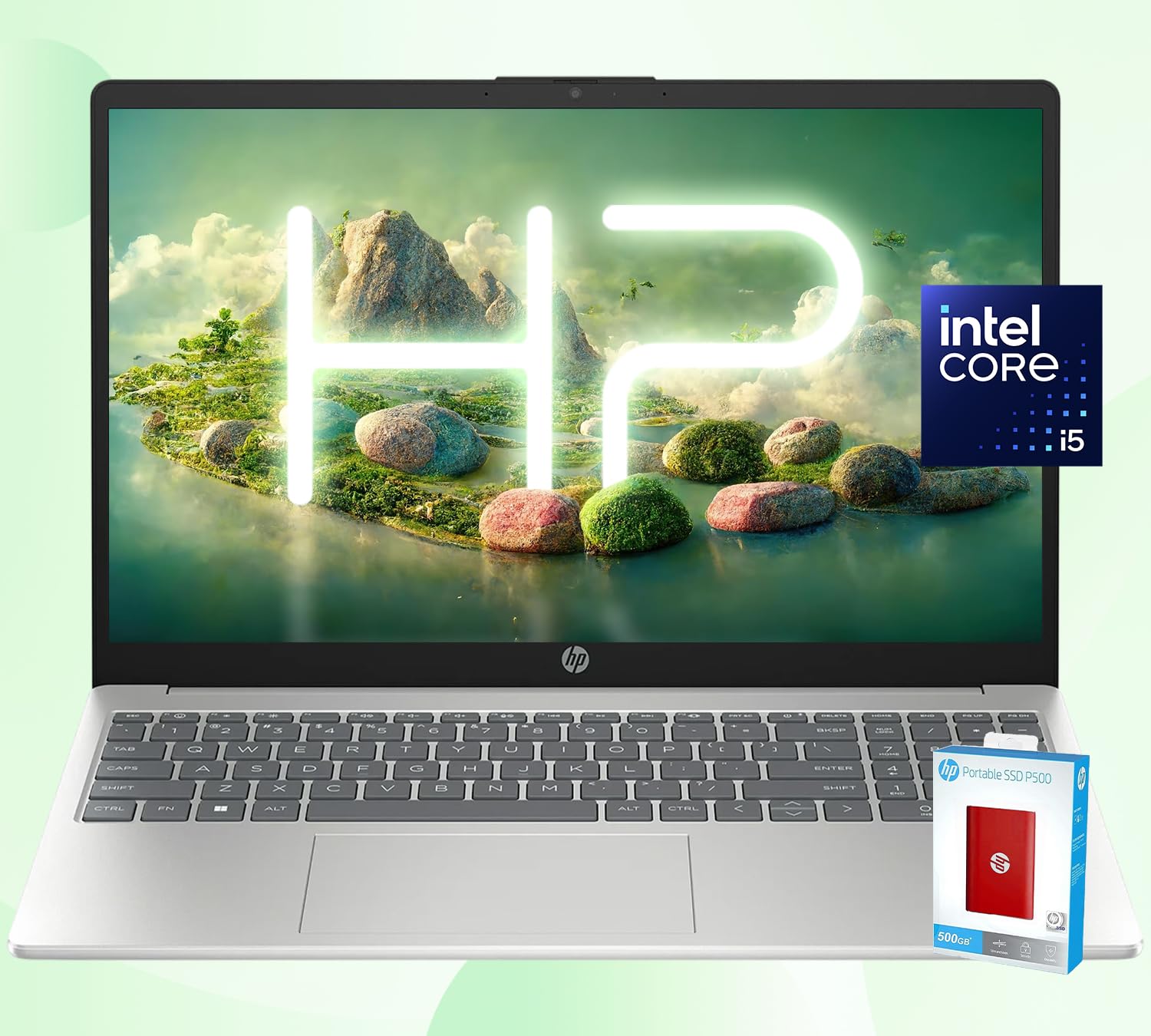 15.6 FHD Laptop | 10-Core Intel Core i5-1235U | Intel Iris Xe Graphics | Wi-Fi 6 | Anti-Glare | Long Battery Life (Windows 11 Pro, 32GB RAM | 1TB SSD)