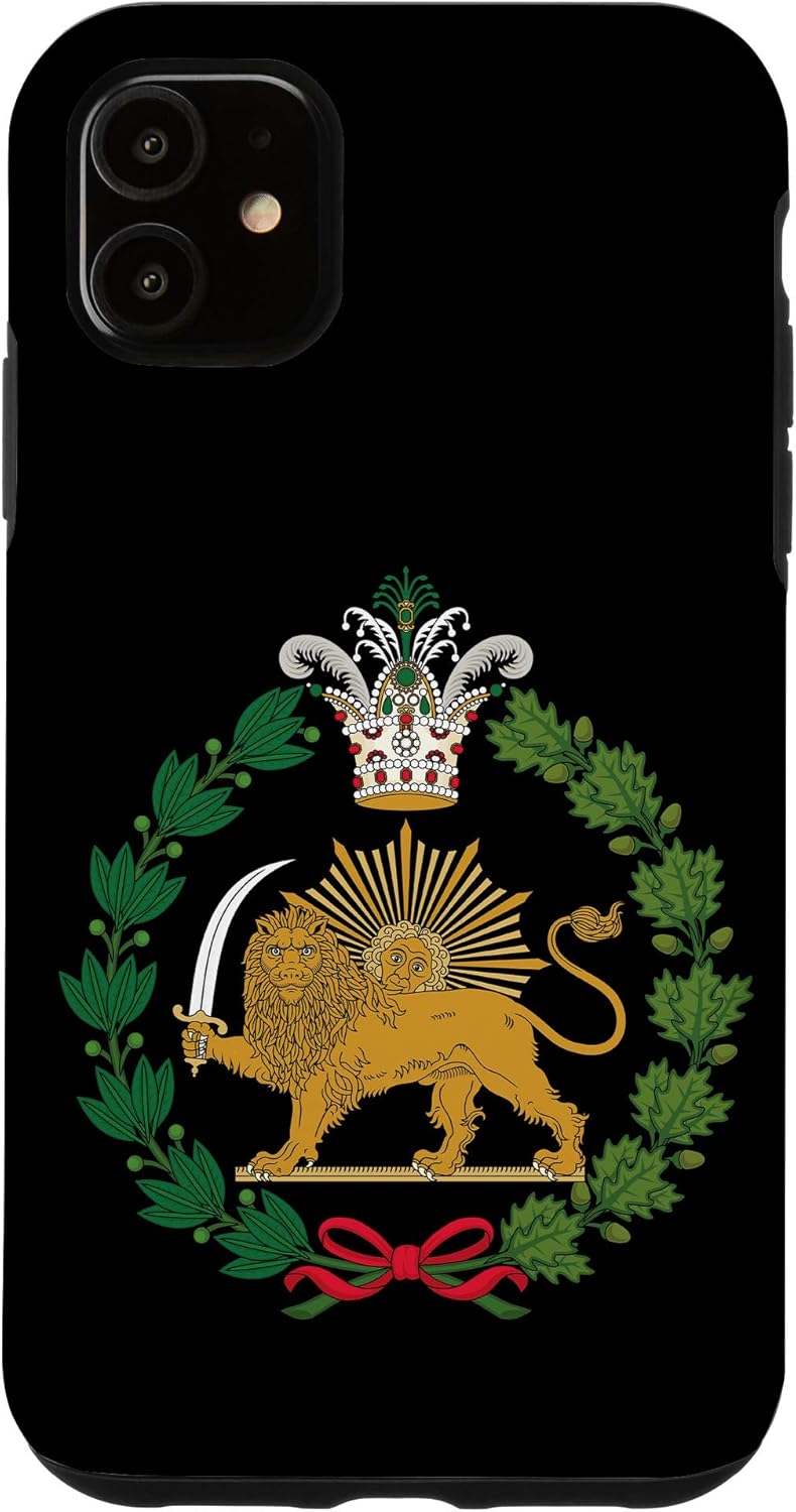 iPhone XS Max Shir-o-Khorshid Lion and Sun Persian Iranian Symbol Case