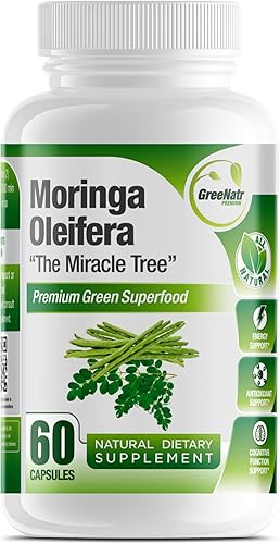 Miniatura 7 de Extracto de hojas oleifera Pure Moringa en cápsulas, 1