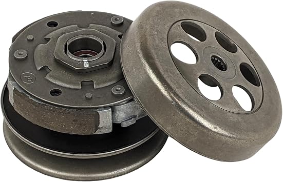 RedCap Complete Clutch Assembly Includes - Drive Pulley, Sheave, Springs, Clutch, Clutch Bell - for Vento R4 Triton 50cc, JOG 90cc, Yamaha 90cc, 100cc, 1E50QMF, 1E52QMG, Minarelli Znen LongJia Scooter