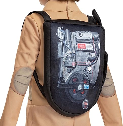 Miniatura 3 de Disguise Disfraz unisex de Cazafantasmas para niños, overol clásico oficial de Cazafantasmas con paquete de protones, accesorio