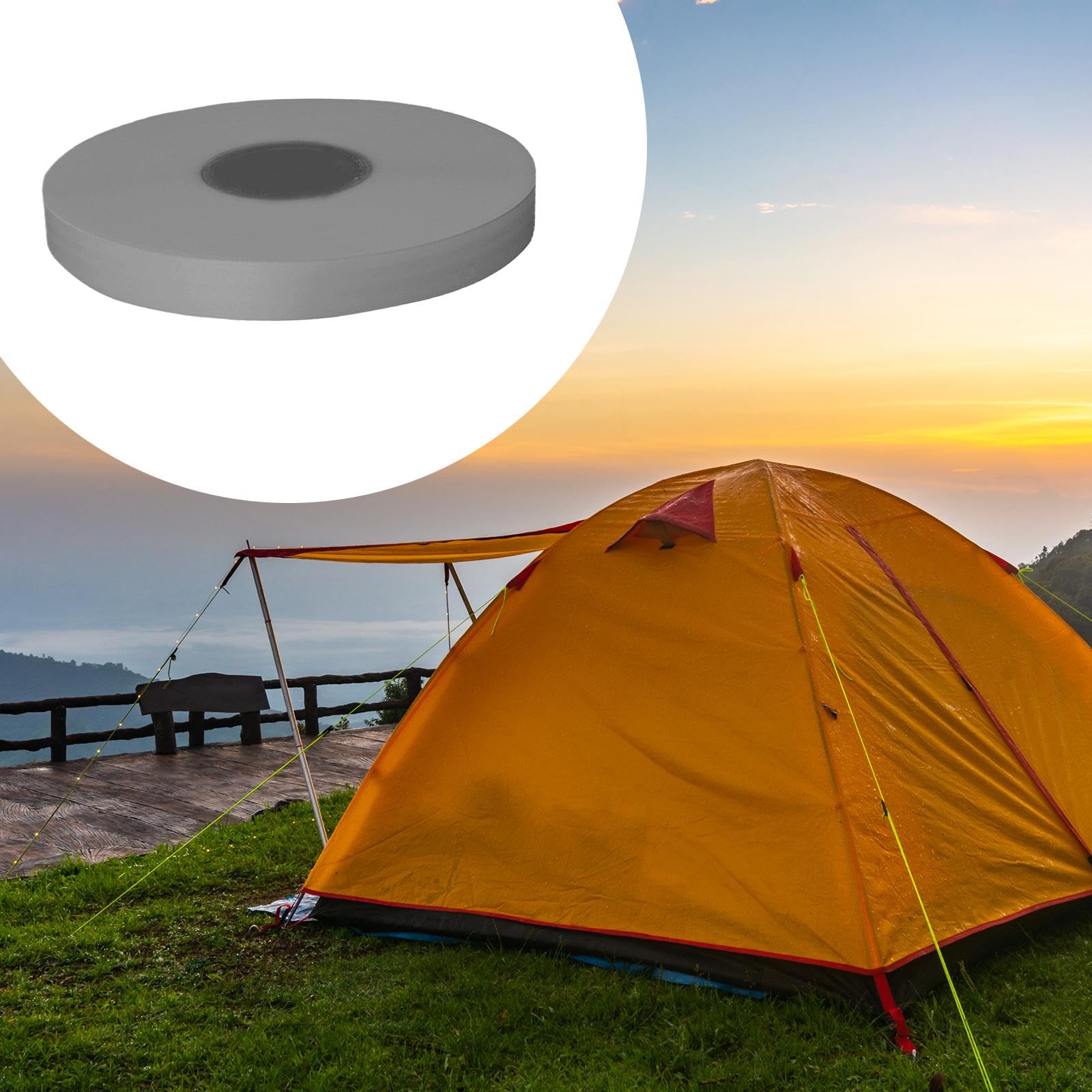 zelt dichtband Amagogo Nahtdichtungsband Dichtungsband 65' Eisen auf Naht Sealer Tape für wasserdichtes PU-beschichtetes Gewebe Regenmantel Markise Outdoor Gear Baumarkt Color:Bronze/Mojave Brown Polar Fiamma F45s Privacy Room snow