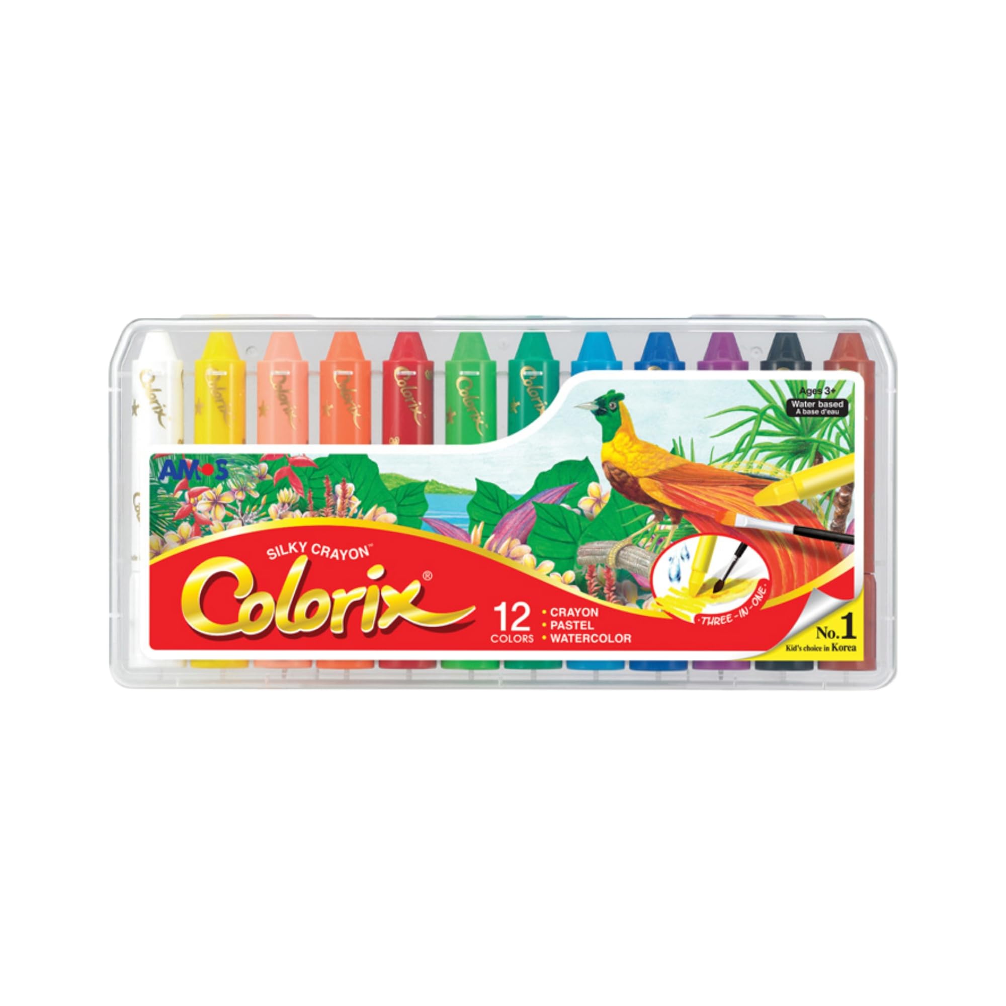 Amazon.com: AMOS Twistable Crayons — 3 in 1 Gel Crayons, Pastel