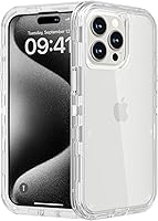 Vista 25 de Funda para iPhone 11 Pro Max, resistente a los golpes, protección contra caídas, funda protectora transparente de doble capa compatible con iPhone