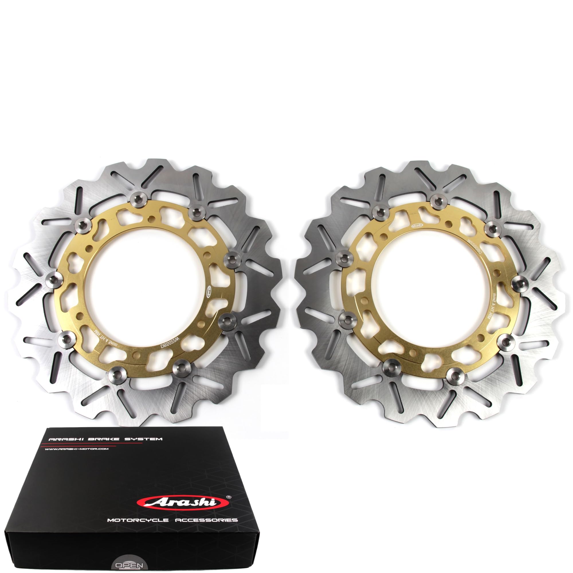 Discos de freno delanteros para FJR1300 2001-2004/ XJR1300 1999-2017/ XV1900 ROADLINER 2006 Accesorios de motocicleta FJR XJR 1300 XV 1900 Gold 2000