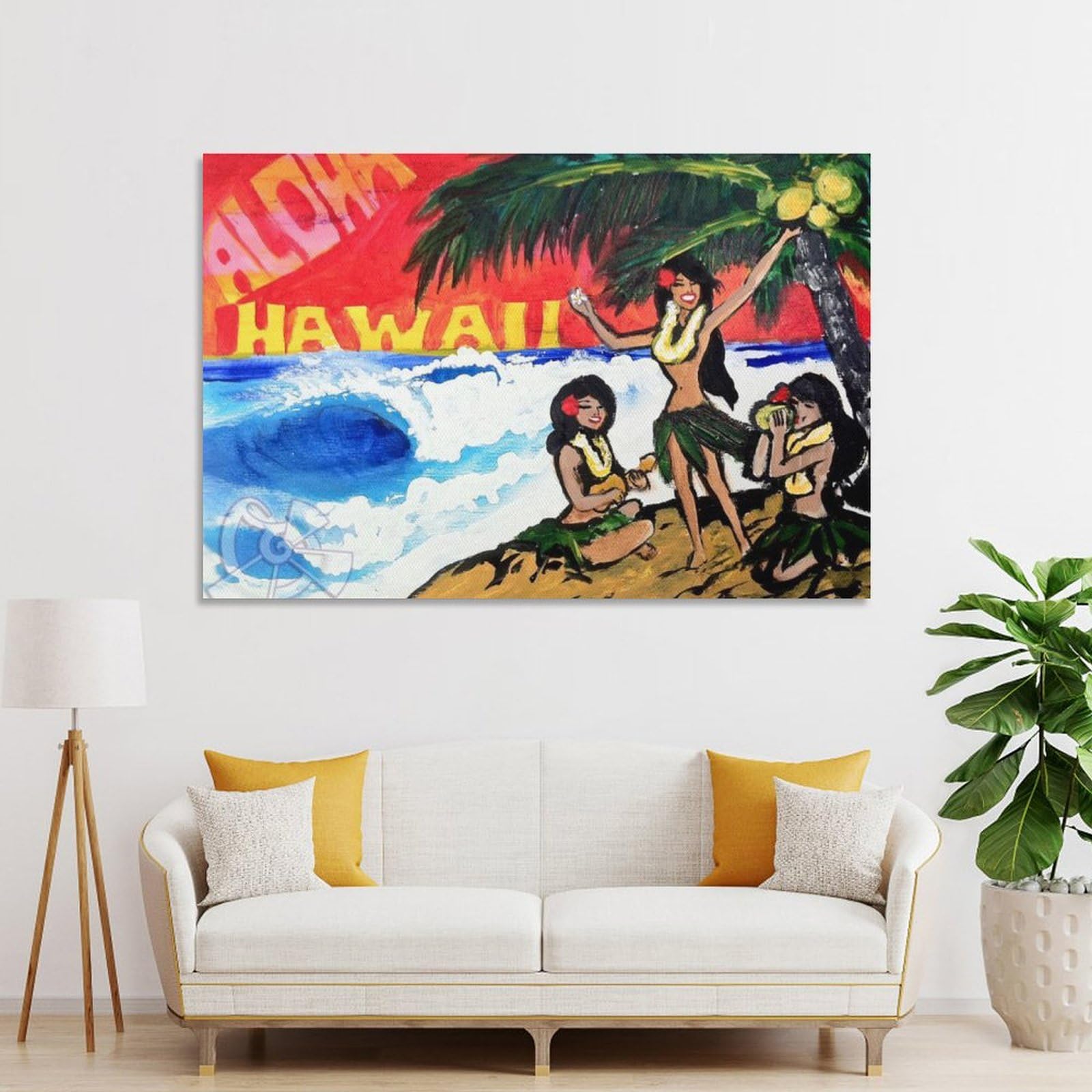 Amazon.co.jp: ハワイの絵画 サーフアートの通販サイト ハワイの絵画