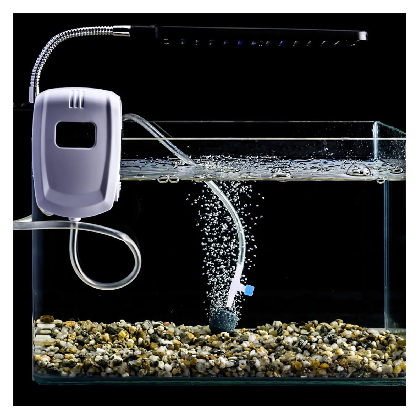 Válvula de aire para acuario, 100 unidades, válvula reguladora de bomba de aire en forma de T, conector de tubo en línea para acuario, válvulas de control de tanque de peces, accesorios de