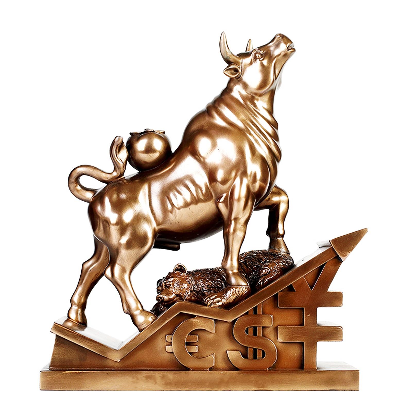 Statue Taureau et Ours Wall Street pour inspirer vos investissements