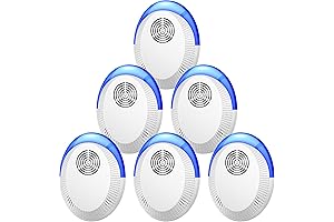 6-Pack High-Frequency Ultrasonic Mouse Repellent