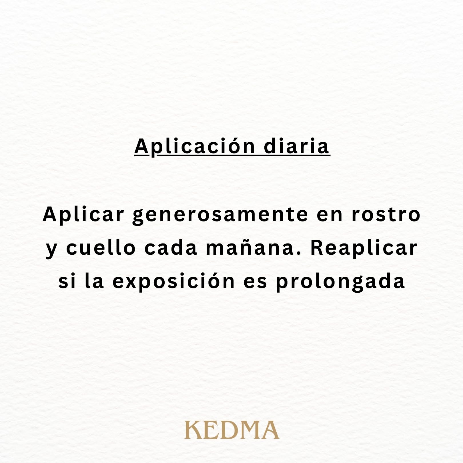 KEDMA - Crema de Día Protectora SPF 50+ - 50ml | La crema de día SPF 50+ ofrece protección UVA/UVB muy alta con una textura ligera y no grasa.