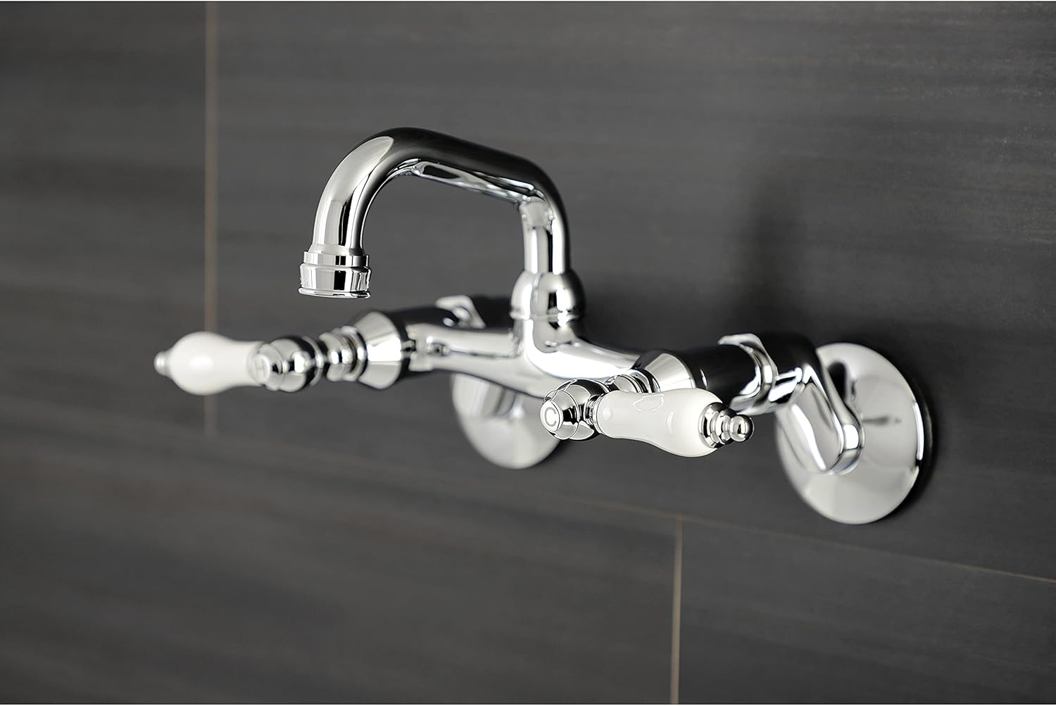 Kingston Brass KS512C Kingston Bar Faucet, Polished Chrome 12.13 x 7.88 x 6.5