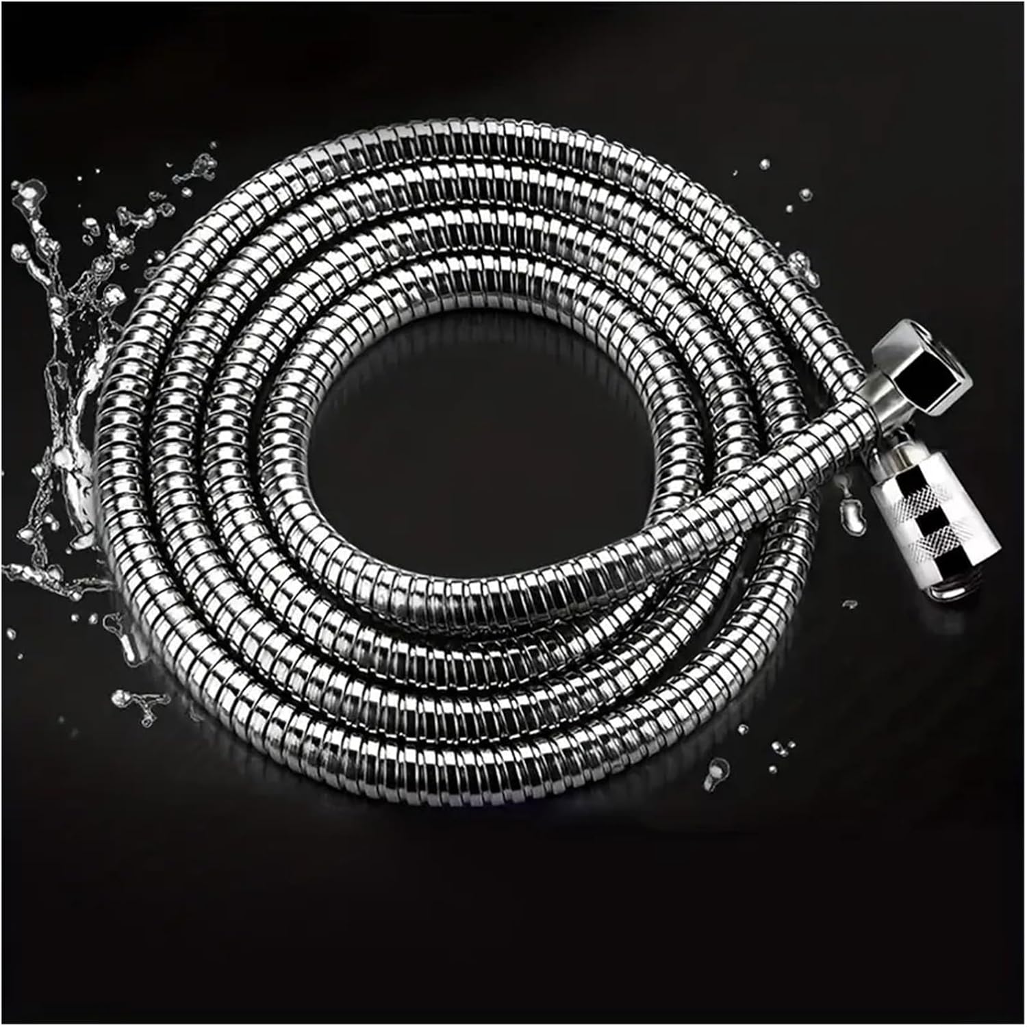 Stainless Steel Flexible Shower Hose - Shower Head Plumbing Accessory(3m)