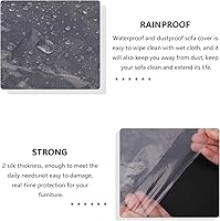 Vista 7 de HERSENT 2 Paquetes Fundas de Sofá de Plástico de 144 pulgadas/12 pies, Fundas de Sofá de Plástico Impermeables para Muebles para Sofá Seccional