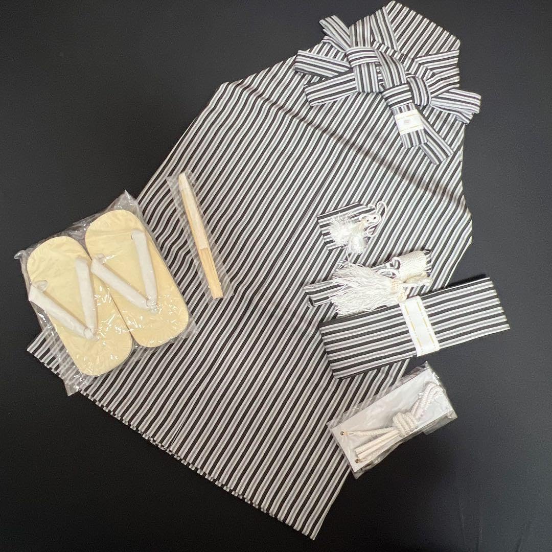 黒鷹×黒灰袴七五三 お正月 節句 こどもの日 男の子 袴 5歳