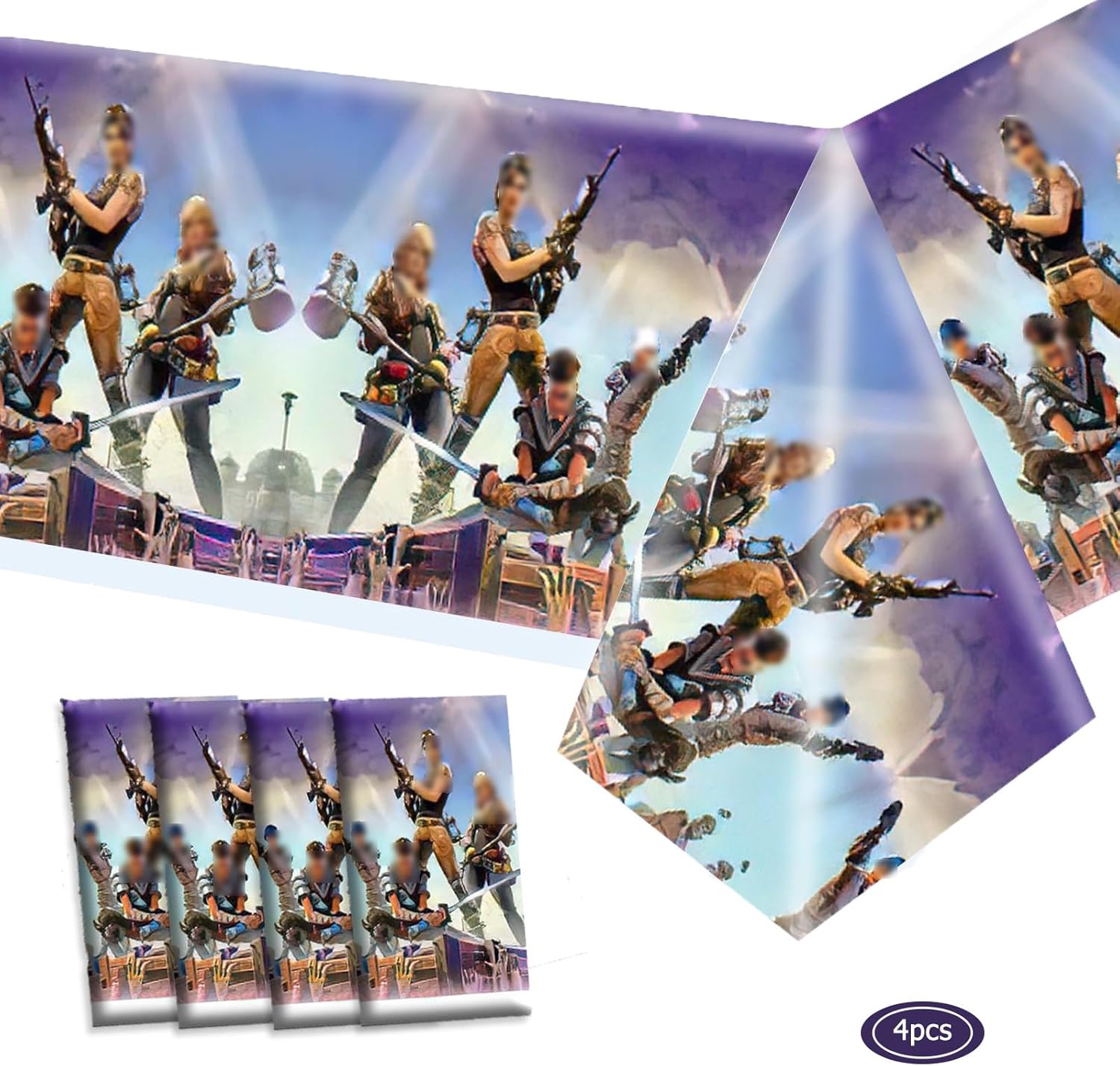 4 pcs Video Games Party Supplies Rectangular Tablecloth – Stylish Cartoon Table Covers for Game Celebration Birthday Decorations Party Supplies 4 pcs Video Games Party Supplies Rectangular Tablecloth – Stylish Cartoon Table Covers for Game Celebration Birthday Decorations Party Supplies