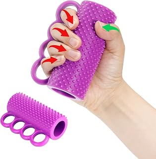 Hand Exercise Balls for Arthritis - Therapy Ball with Finger Separate & Massage Spike - Improve Flexibility & Grip Strength, Hand Exercise Balls for Strokes/Arthritis/Surgery/Elderly