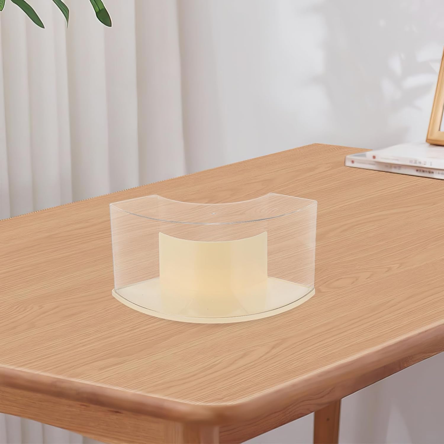 Clear Acrylic Display Box - Mini Figures Case Holder Action Toy Storage Container for Collectibles Home Decor and Office Organization