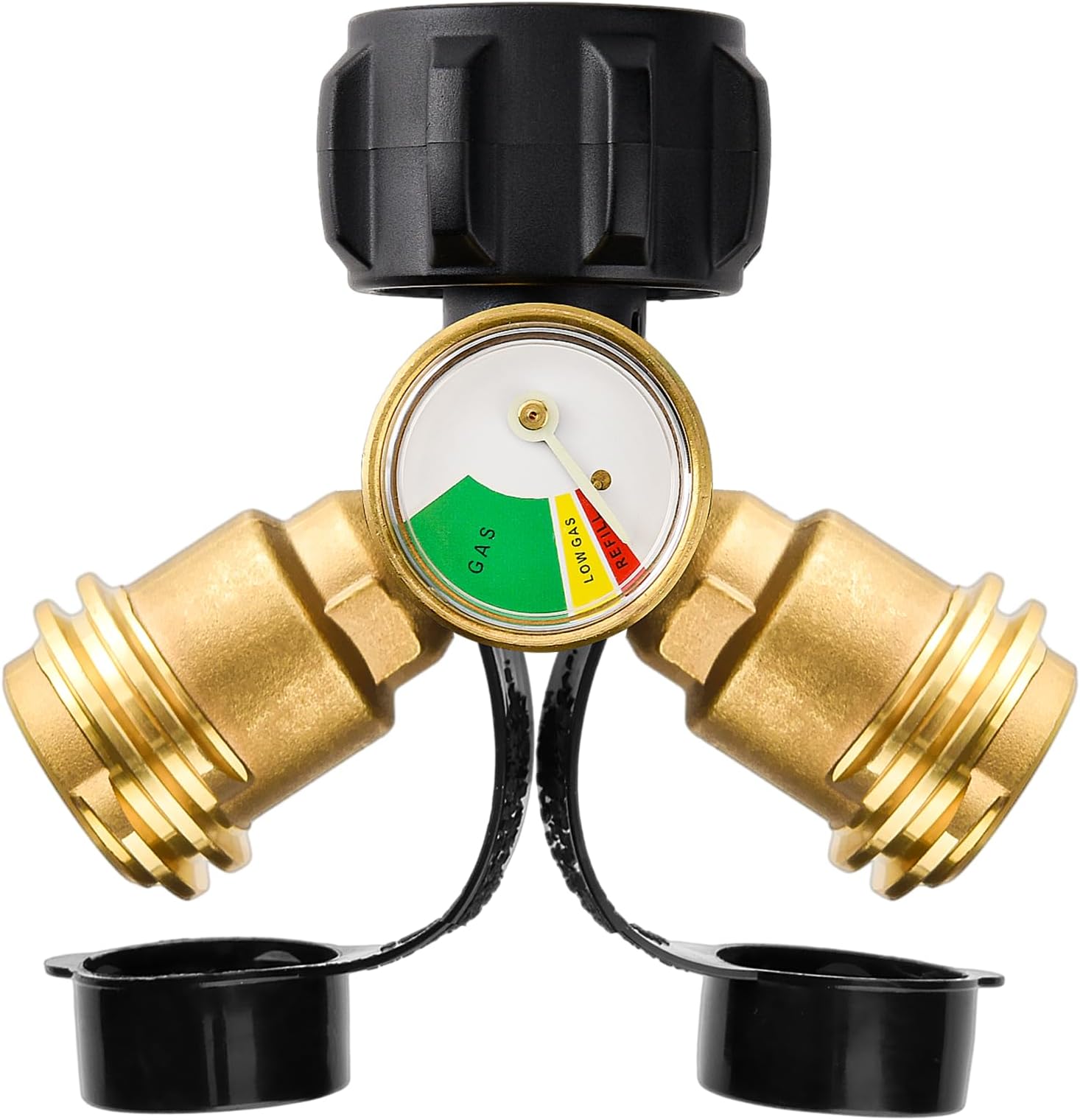 Coupleur De Réservoir Plat 2 Voies - Adaptateur Gaz LP Pour Camping - Neuf
