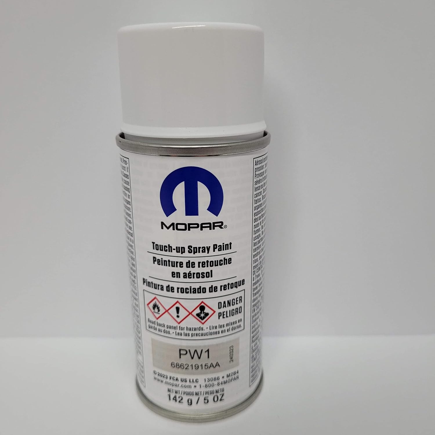Mopar 5oz Spray Paint (PW1) Stone White C/C 68621915AA