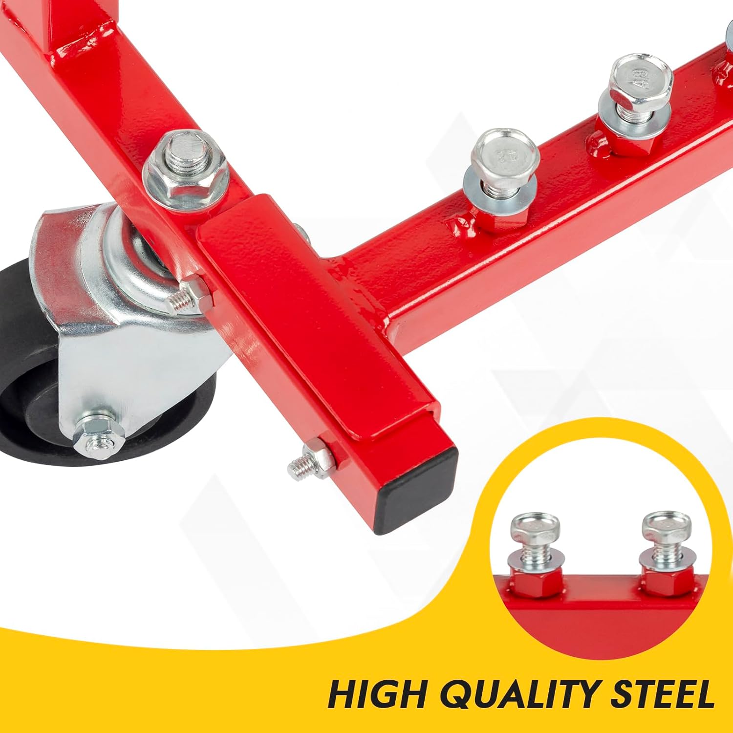 1000lbs Auto Engine Cradle Stand with Dolly Wheels Compatible with Chevrolet Chevy V8 Small Block and Big Block