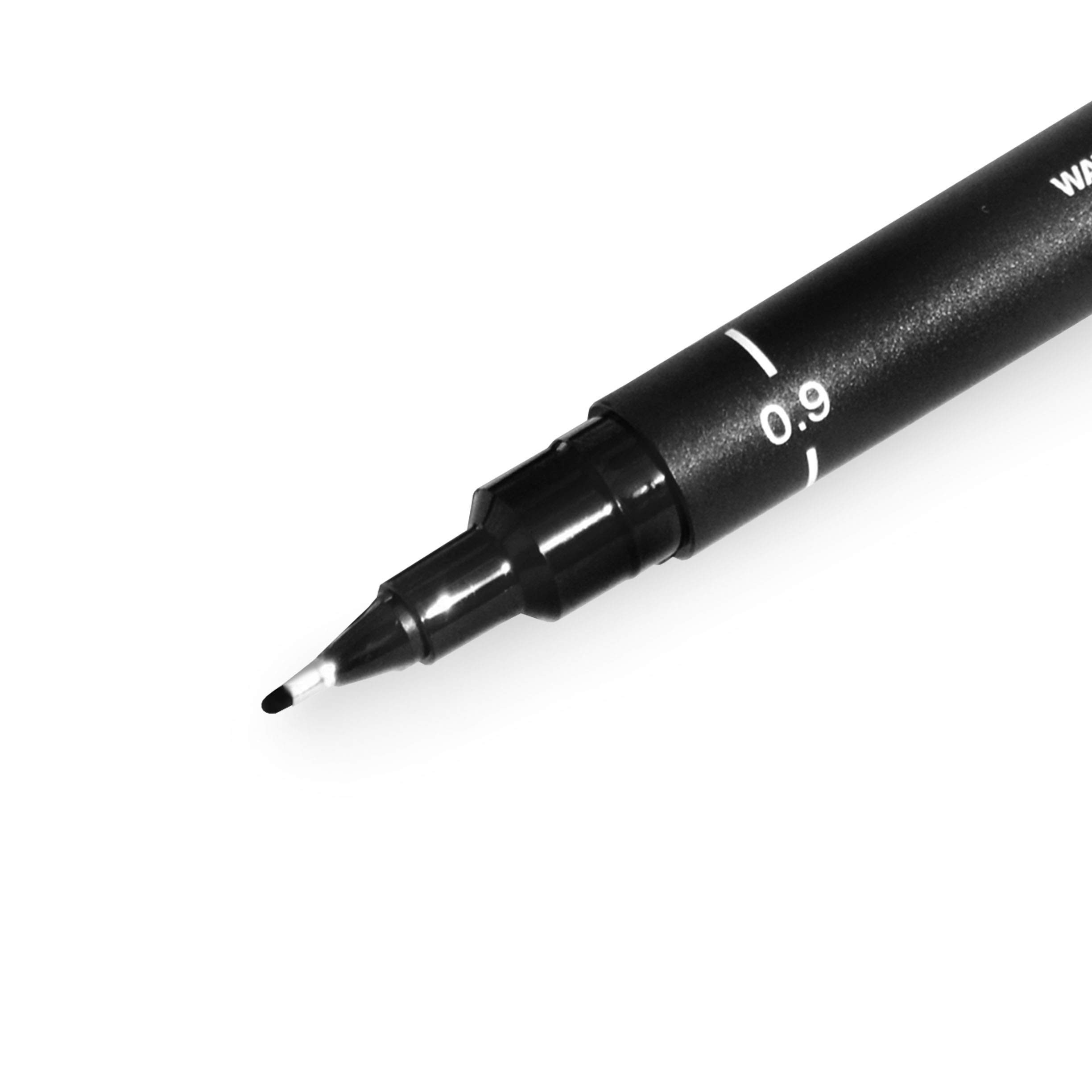 Uni Pin Fineliner Drawing Pen - Black Ink - 0.05mm, 0.1mm, 0.2mm, 0.3mm, 0.4mm, 0.5mm, 0.6mm, 0.7mm, 0.8mm, 0.9mm, 1.0mm & 1.2mm Nib - Pack Of 12 - In - View #11