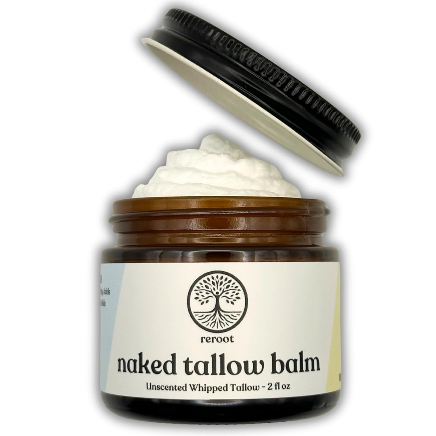 Handmade NAKED TALLOW BALM 1 Ingredient 100 Grass Fed Tallow Whole Body
