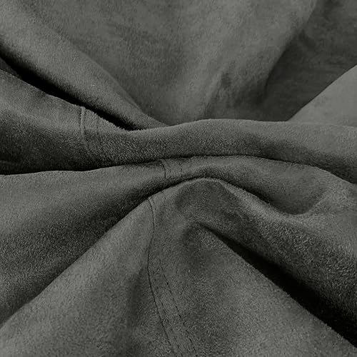 Miniatura 6 de Delmach Puf de almacenamiento o funda para animales de peluche, sin relleno, extra grande, para adultos o niños, doble costura, cremallera duradera,