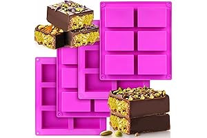 24 Square Deep Chocolate/Rice Krispie Bar Molds