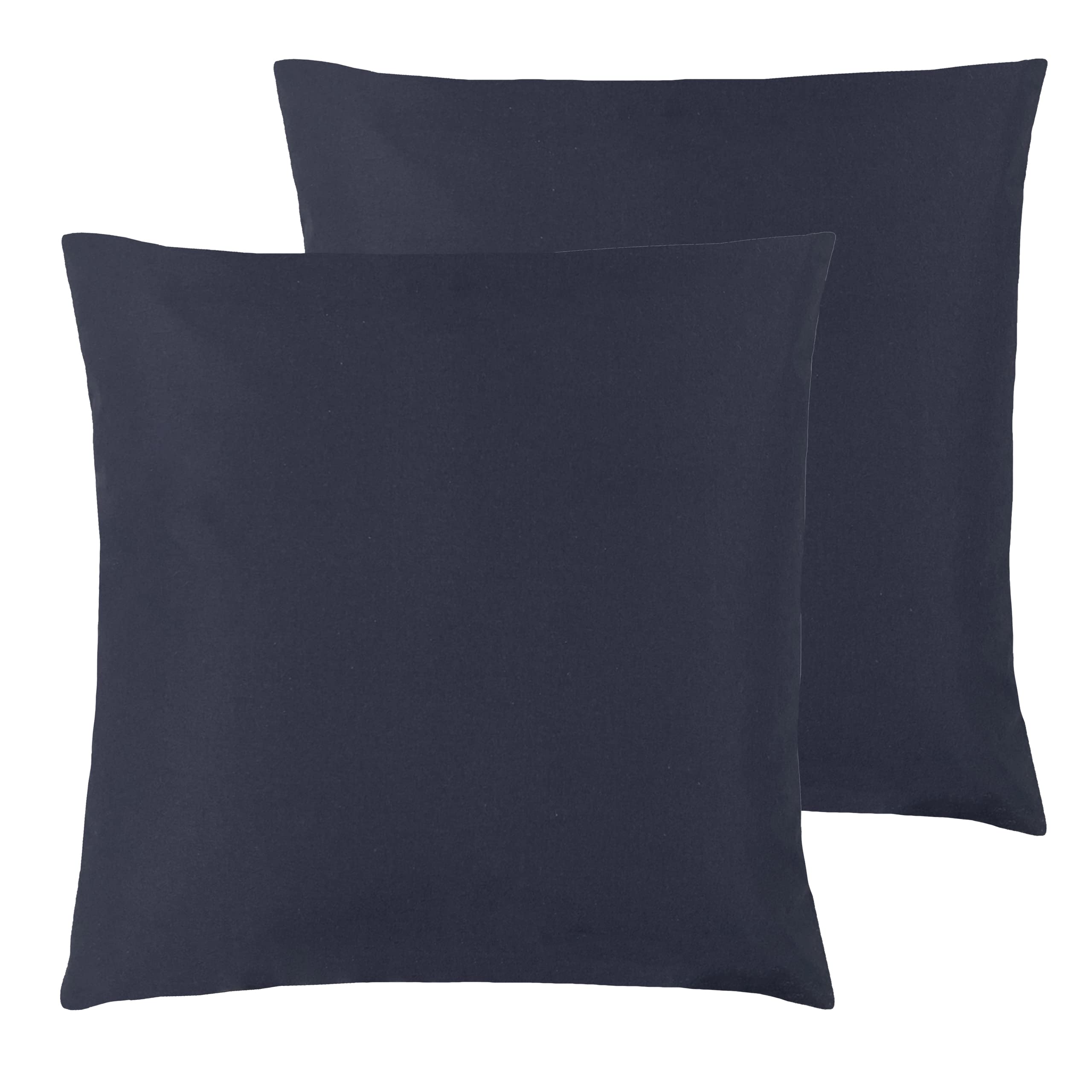 furn. Wrap Outdoor Polyester Filled Cushions (Twin Pack), Polyester, Navy