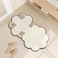 Vista 2 de Alfombra antideslizante para baño, absorbente de agua, resistente al desgaste, rápida absorción de agua, tapete de baño