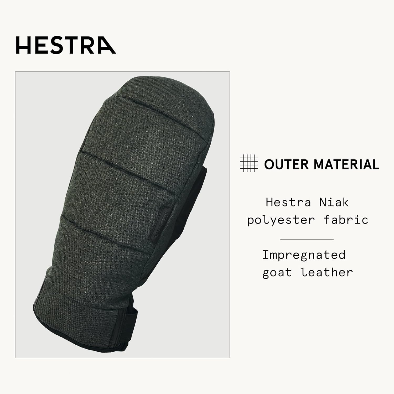 Hestra Unisex CZone Frame Mitt, Waterproof, Windproof, Insulated Mittens for Winter Alpine Ski & Wet Snow for Men & Women