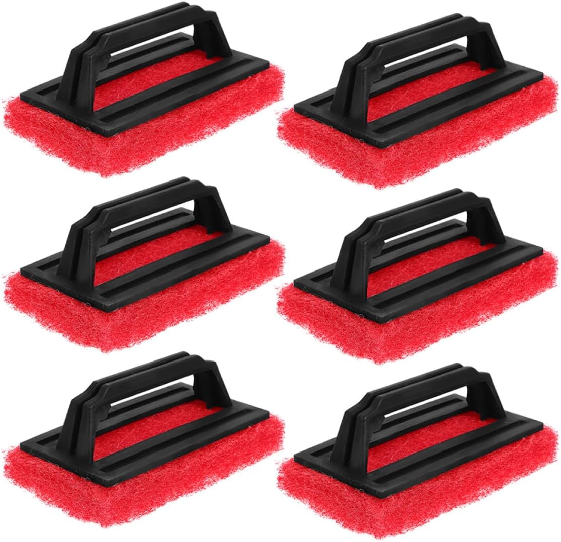 6pcs Printing Scrub Brush for Screen Printing with Handle