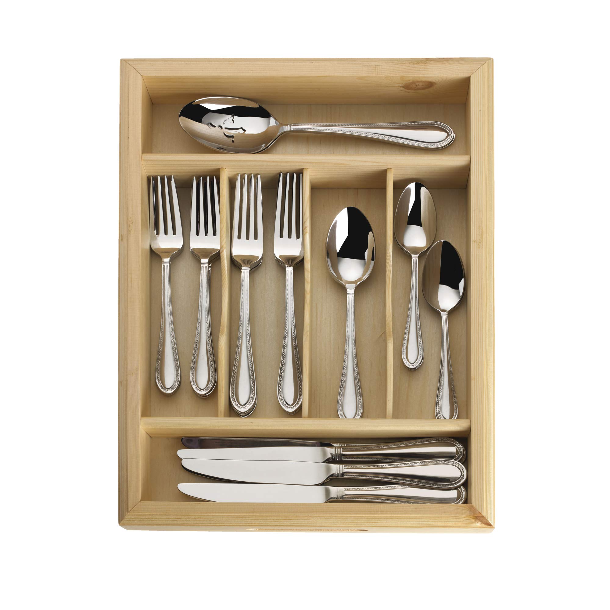Amazon.com | Mikasa 5095348 Sinclair 65-Piece Stainless Steel