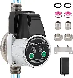 Bomba Pressurizadora de Água, 300W, 2100L/h, 100-240V, Automática, Ajustável, Silenciosa