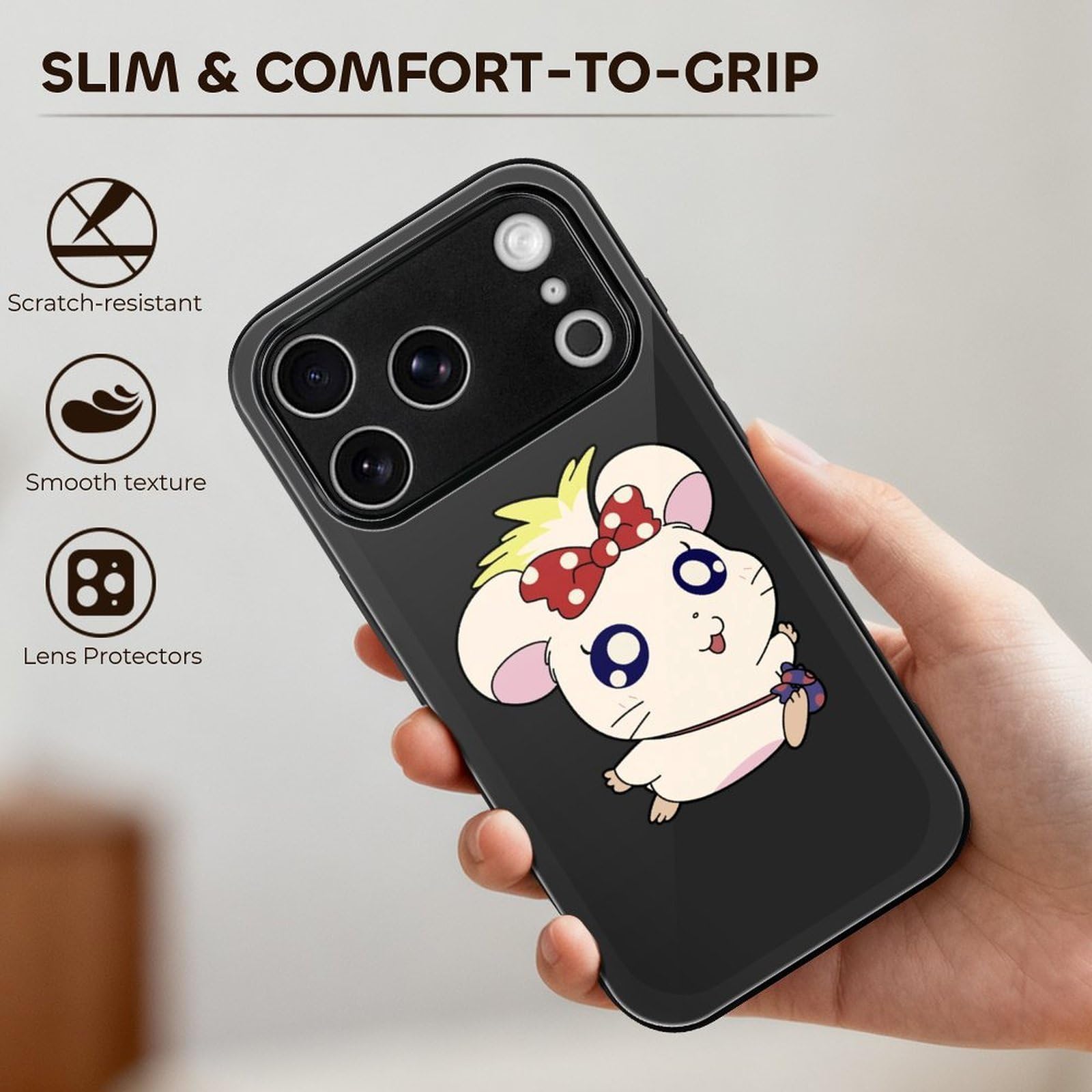 Amazon.co.jp: とっとこハム太郎 iPhone17Pro用ケース アイフォン17