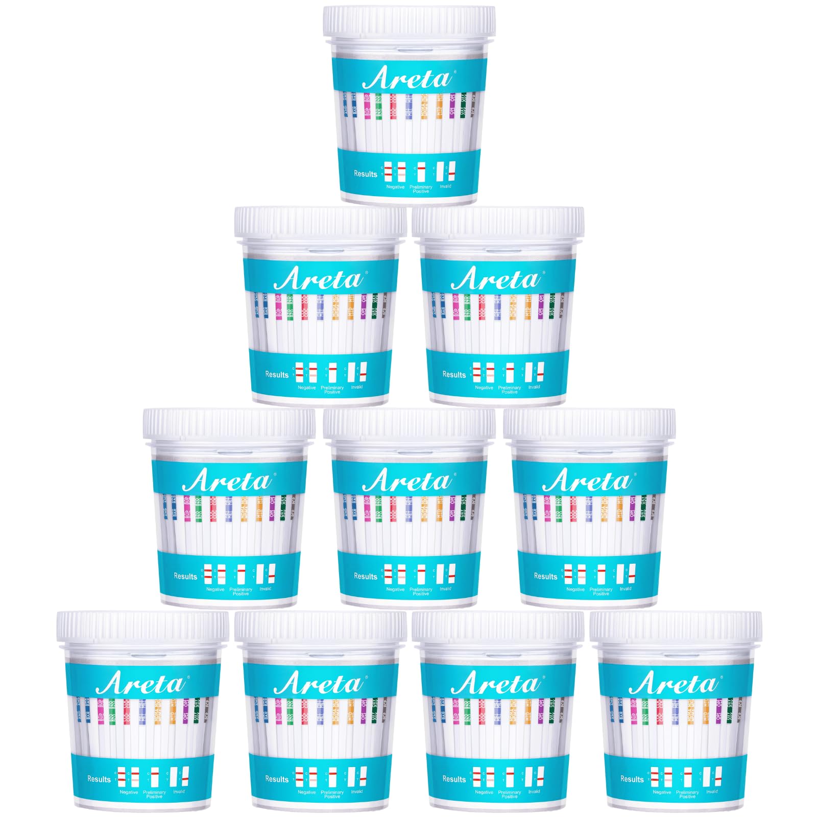 Areta 10 Pack 14 Panel Instant Urine Test Cup ACDOA-1144