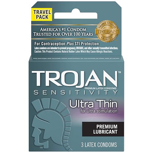 Trojan Sensitivity Ultra Thin Lubricated Condoms (Pack of 1) 3