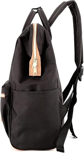 Miniatura 4 de Himawari - Mochila escolar de viaje 15.6" con puerto de carga USB, bolsa de trabajo para mujeres y hombres estudiantes universitarios, Estándar