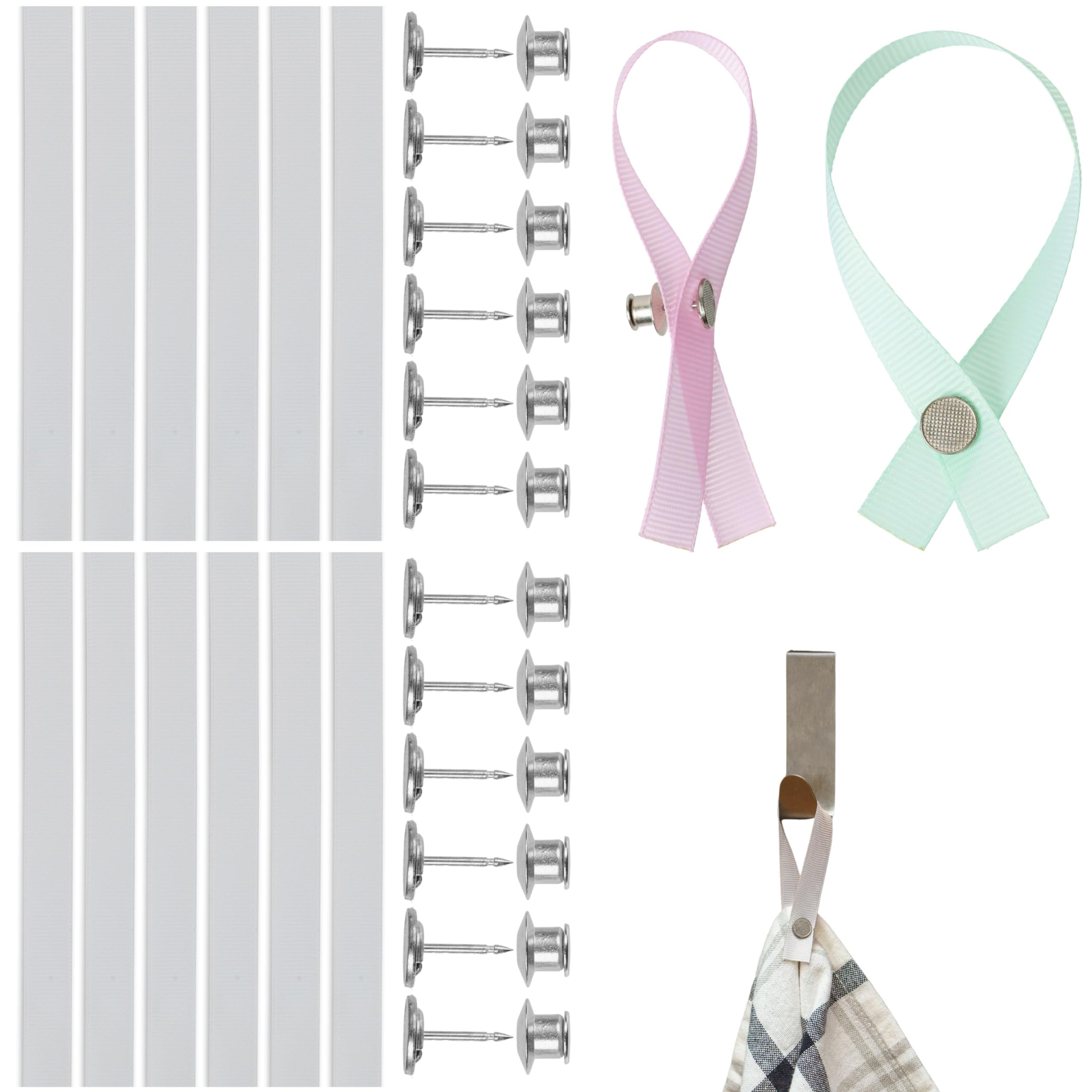 30 Passanti Per Asciugamani Senza Cuciture - Con Bottone, Per Strofinacci E Coperte - Foto 4