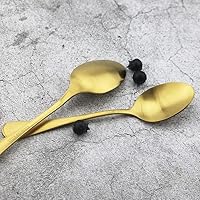 Vista 5 de JASHII Juego de cubiertos de acero inoxidable de 20 piezas con acabado satinado para el hogar y el restaurante, apto para lavavajillas