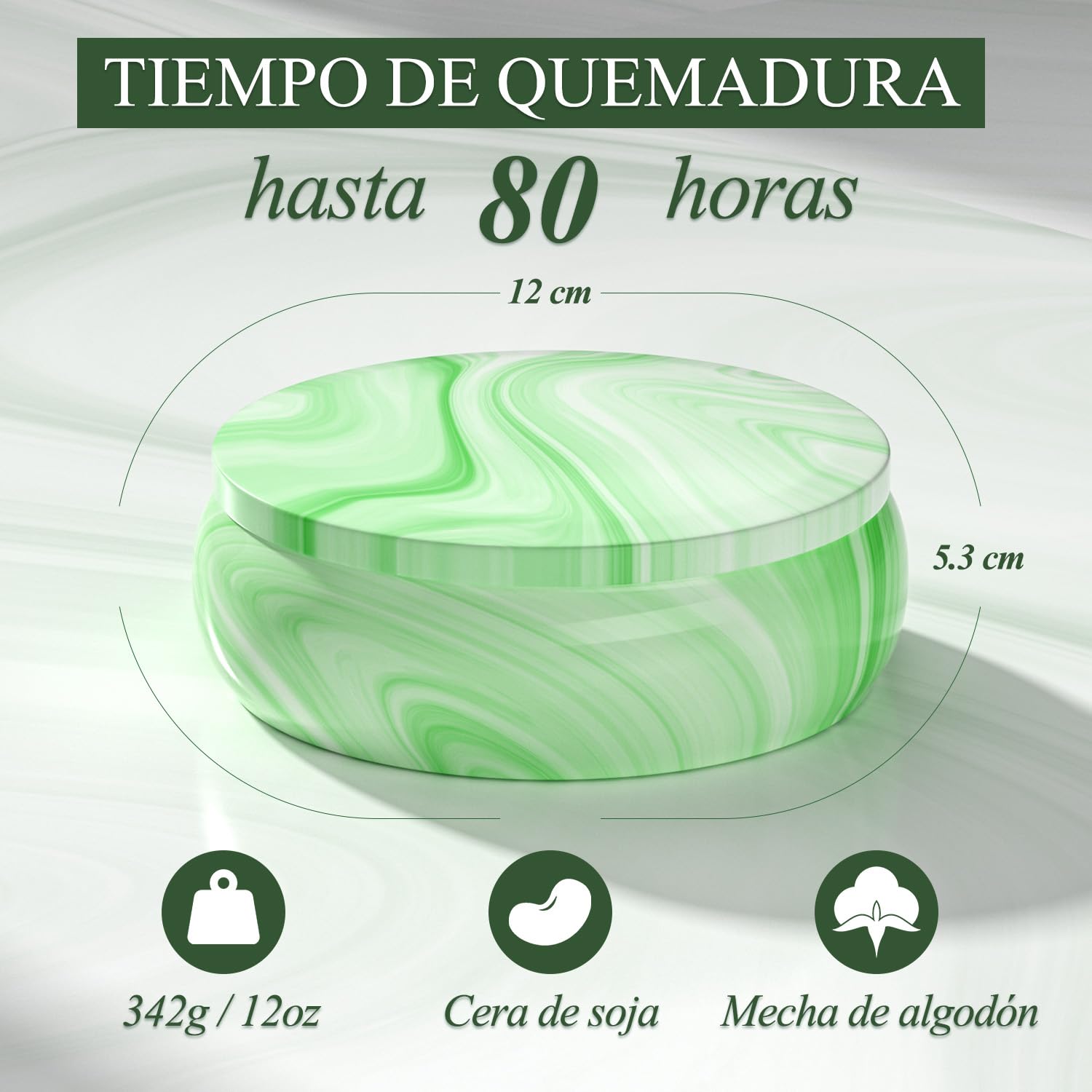 Veladoras de Citronela Para Exteriores | 3 Mechas | Duración de 50 horas | Con Aceites Naturales de Citronela y Hierba Limón | Ideales para Jardín, Camping, Viajes y Más
