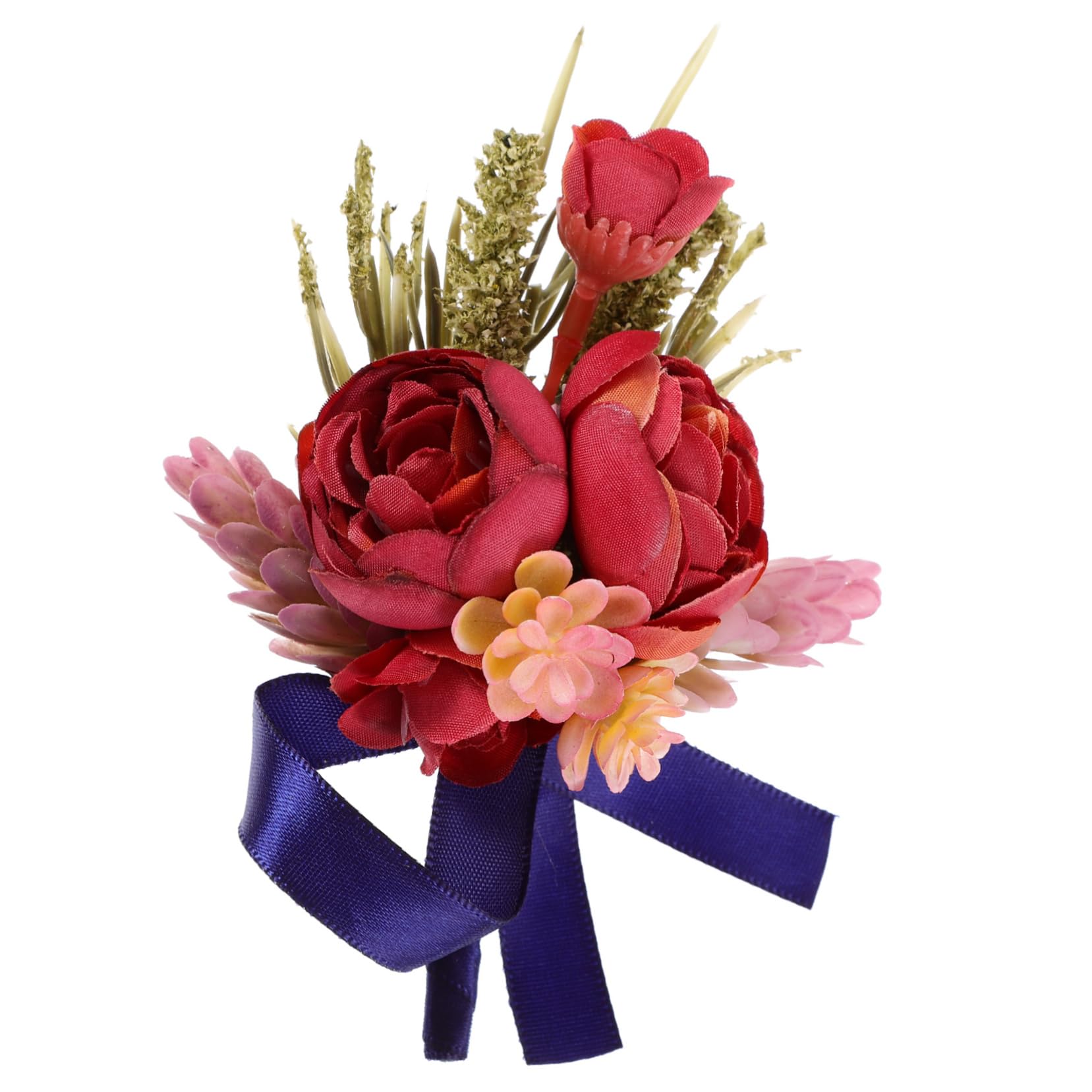 SHERCHPRY Braut Corsage Hochzeit Korsage Die Braut Ansteckblume Bräutigam Rose Ansteckblume Mädchen Männer Ansteckblume Bräute Künstlich Braut- Brautjungfer Polyester