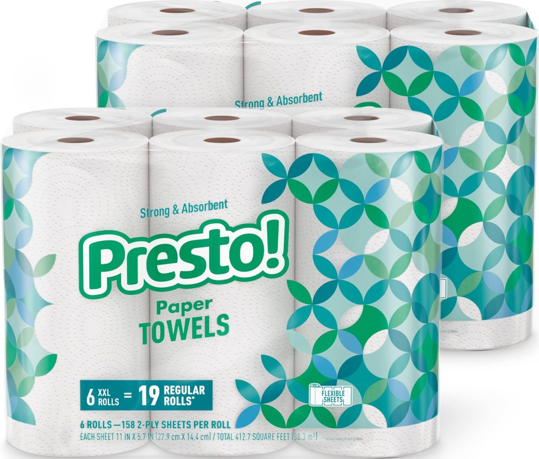 12-Count Premium Paper Towels, Ultra-Strong and Absorbent