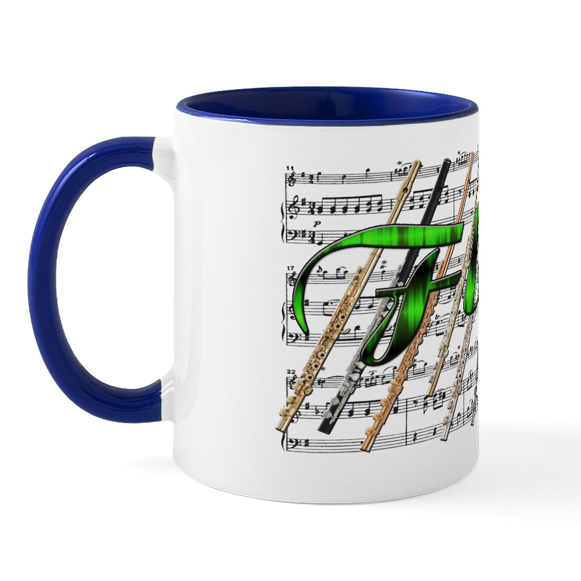 CafePress Flute Mug 11 oz (325 ml) Ceramic Coffee Mug