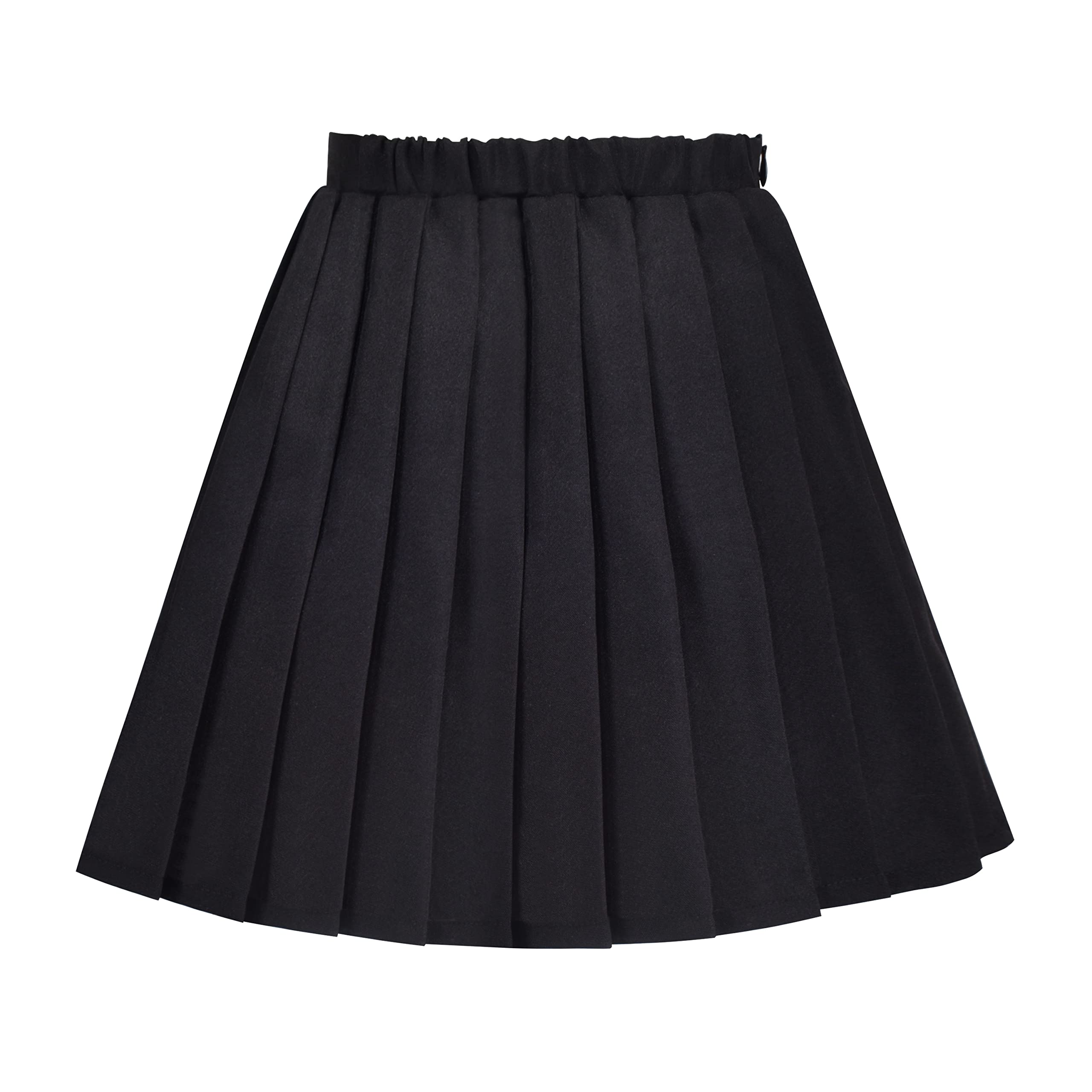 Sunny Fashion Ragazze Gonna Beige Pieghe Cravatta a Farfalla Back School Uniforme 6-14 Anni