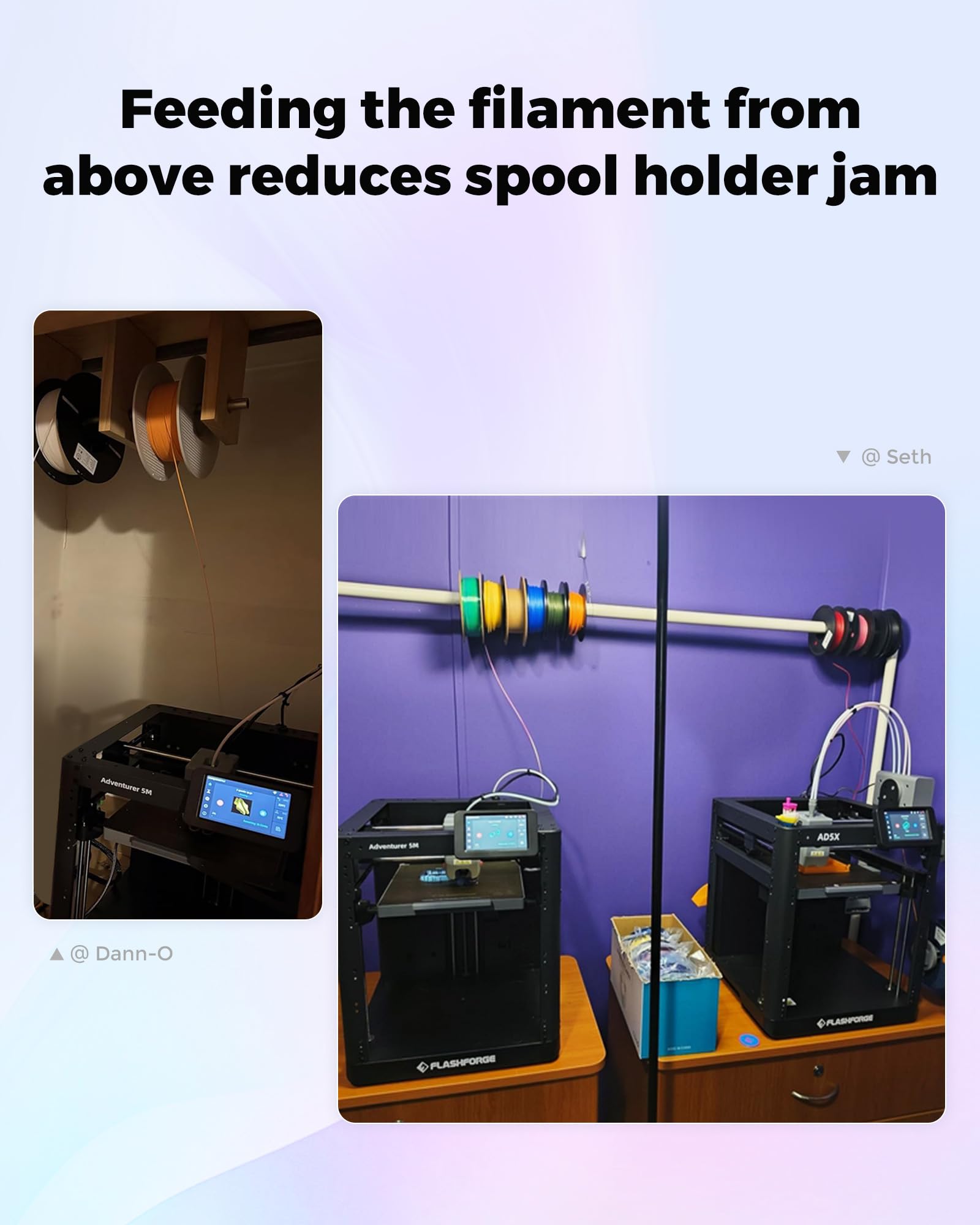 FLASHFORGE AD5X drukarka 3D, inteligentna, wielokolorowa drukarka 3D z IFS, 4 kolory, wysoka prędkość 600 mm/s, automatyczne niwelowanie, wytłaczarka bezpośrednia 300°C, rozmiar druku 220 x 220 x 220