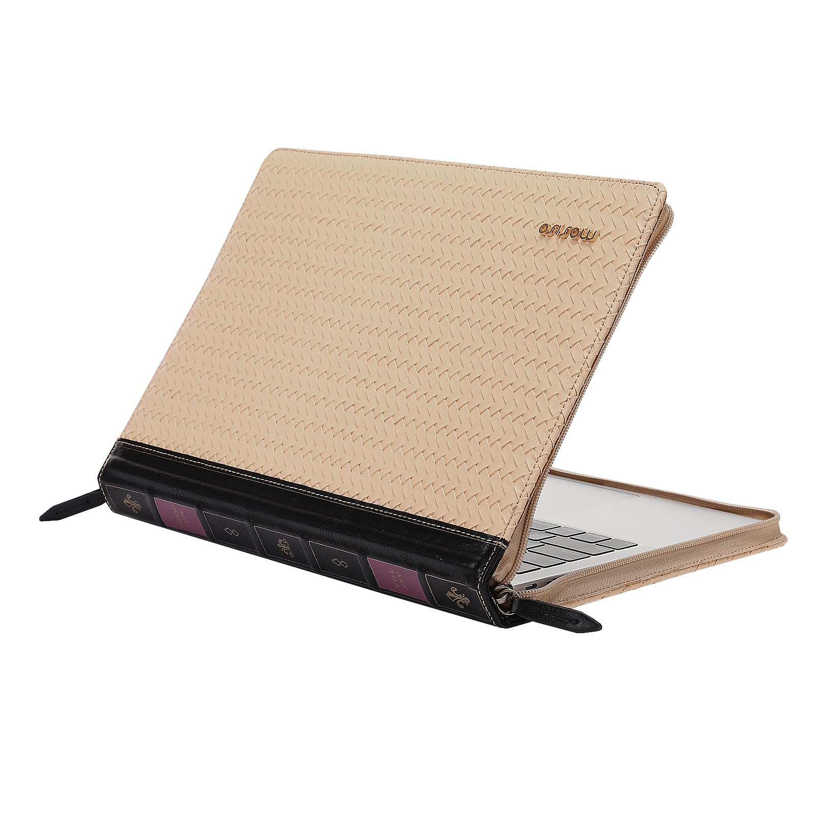 MOSISO Custodia Rigida Laptop Borsa Porta PC Compatibile con MacBook Air  13,6 Pollici 2025-2022 M3 A3113 M2 A2681/Air 13 2022-2018 M1/Pro 13  2025-2016 M2 M1,Trama PU Pelle Vintage NoteBook Cover,Beige : Amazon.it:  Informatica